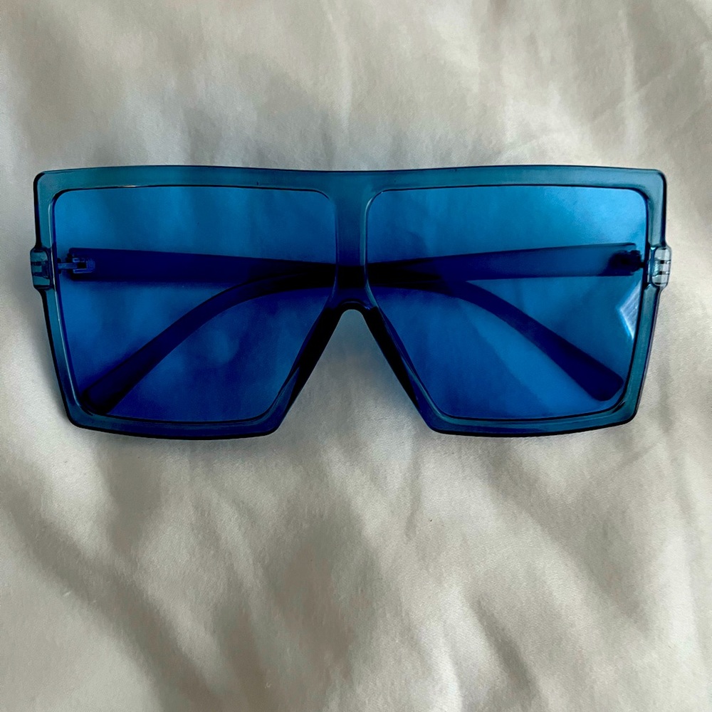 Blue sunglasses